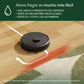 Robot Aspirador y Fregasuelos Roomba® 105 Combo - Navegación LiDAR, Detección de Alfombras, 2 en 1, App, Negro