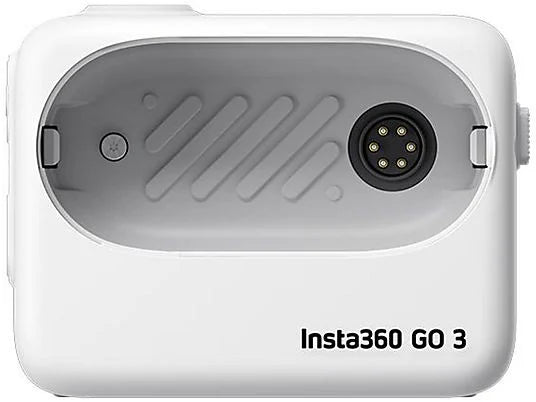 Cámara de acción Insta360 GO 3 (64GB) - 2.7K, Estabilización Tipo Gimbal, Action Pod con Pantalla Táctil, Blanco