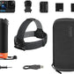 GoPro HERO12 Black + Bundle de Accesorios - 5.3K, HyperSmooth 6.0, HDR, Sumergible 10m, Negro