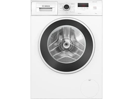 Lavadora Bosch WGE03200ES Serie 2 - 8 kg, 1200 rpm, Motor EcoSilence, Higiene Plus, Blanco