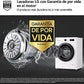Lavadora LG F4X1009NWK - 9 kg, 1400 rpm, AI Direct Drive™, Steam™, Blanco Marfil