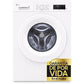 Lavadora LG F4X1008NWH - 8 kg, 1400 rpm, AI Direct Drive™, Steam™, ThinQ™, Blanco Marfil