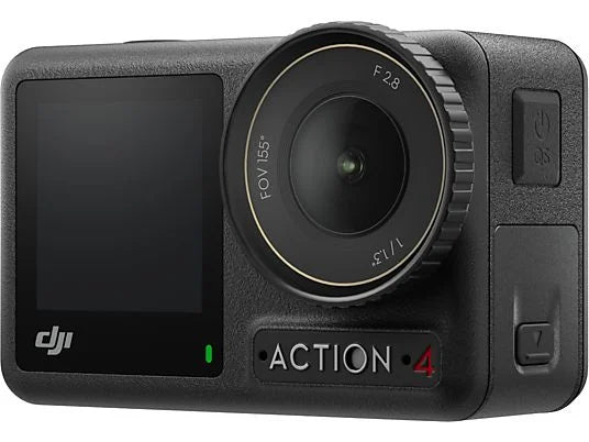Cámara deportiva DJI Osmo Action 4 Adventure Combo - 4K, 120 fps, Sumergible 18m, 3 Baterías, Negro
