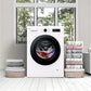 Lavadora LG F4X1009NWK - 9 kg, 1400 rpm, AI Direct Drive™, Steam™, Blanco Marfil