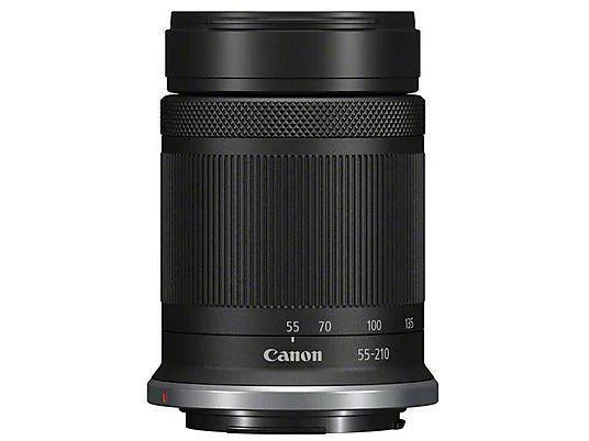 Cámara CANON EOS R50 (25.5 MP, CMOS, Full HD), Kit con Lentes RF-S 18-45mm y RF-S 55-210mm, Negro