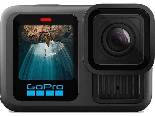 Cámara deportiva GoPro HERO13 Black - 5.3K, 27MP, HyperSmooth 6.0, Lentes HB, Batería Enduro, Negro