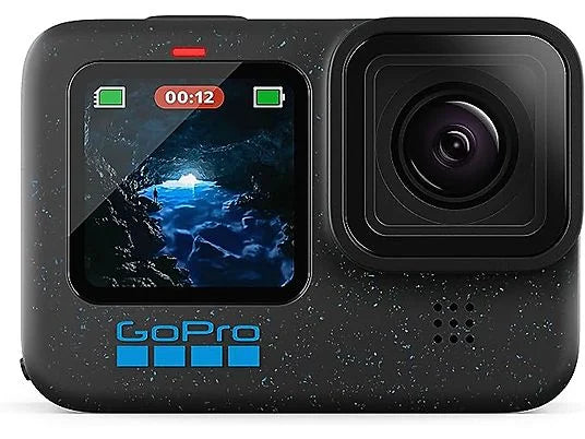 GoPro HERO12 Black + Bundle de Accesorios - 5.3K, HyperSmooth 6.0, HDR, Sumergible 10m, Negro