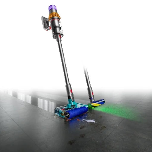 Aspiradora Dyson V15s Detect Submarine - Aspira y Friega, Sin Cable, Tecnología Láser, 3 Cabezales