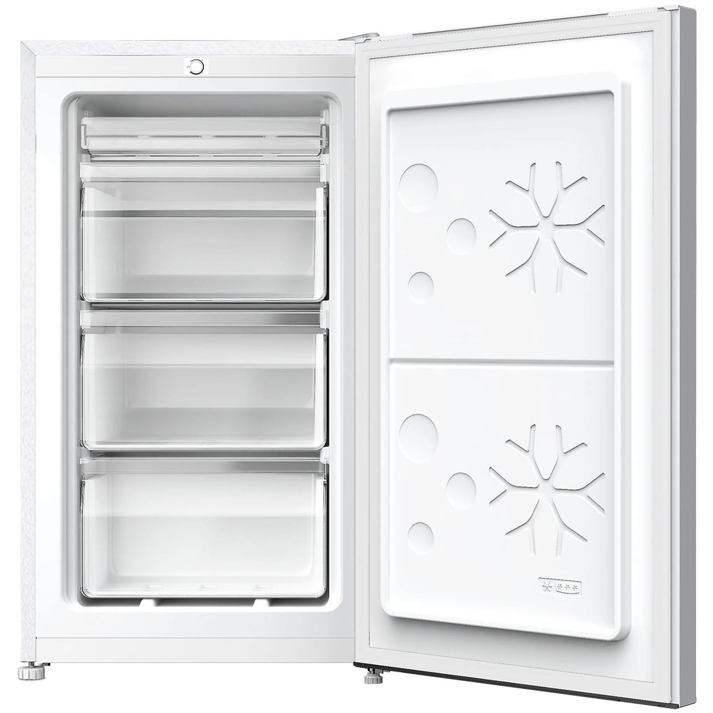 Congelador Vertical INFINITON CV-85L8BDL - 64L, 85 cm Alto, 4 Estrellas, Fast Freezing, Blanco
