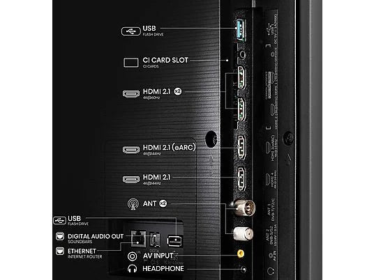 Hisense TV QLED 100" (100E7NQ Pro) con 144Hz, Dolby Vision IQ, Dolby Atmos, y Subwoofer Integrado - Color Negro