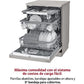 Lavavajillas LG DF365FPS - 60 cm, 14 servicios, 10 programas, QuadWash™, vapor, acero inoxidable