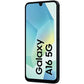 SAMSUNG Galaxy A16 5G (128 GB) en color Negro con 4 GB de RAM, pantalla LCD de 6.7", procesador Exynos 1330 (5 nm) y batería de 5000 mAh