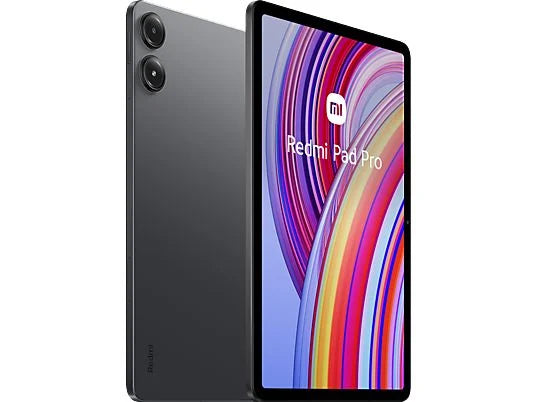 Tablet Xiaomi Redmi Pad Pro - 12.1" WQHD, 128 GB, 6 GB RAM, Snapdragon 7s Gen 2, gris, incluye funda