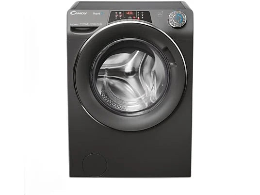Lavadora Candy RapidÓ RO1484DWMCRT/1-S - 8 kg, 1400 rpm, Clase A, Motor Inverter, Wi-Fi, Antracita