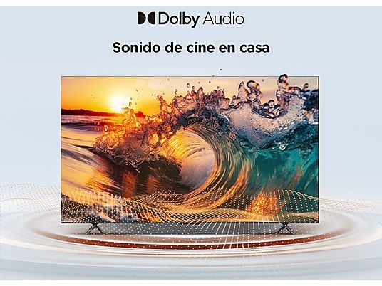 TCL 55P6K - Televisor LED 55" 4K UHD, Smart TV, AiPQ, 60 Hz, Negro