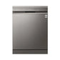 Lavavajillas LG DF365FPS - 60 cm, 14 servicios, 10 programas, QuadWash™, vapor, acero inoxidable