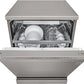 Lavavajillas LG DF365FPS - 60 cm, 14 servicios, 10 programas, QuadWash™, vapor, acero inoxidable