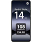 Xiaomi Redmi Note 14 5G (256GB) en Negro Medianoche con pantalla 6.67" AMOLED FHD+, 8GB de RAM, procesador MediaTek Dimensity 7025-Ultra y batería de 5110 mAh