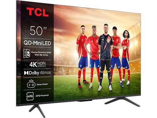 TCL 50C6KS - Televisor Mini LED 50" UHD 4K, Smart TV, AiPQ Pro Processor, Negro