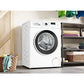 Lavadora Bosch WGE03200ES Serie 2 - 8 kg, 1200 rpm, Motor EcoSilence, Higiene Plus, Blanco