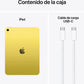 Apple iPad (11.ª generación) - 10.9" Retina, 128 GB, Wi-Fi, Chip A16 Bionic, amarillo