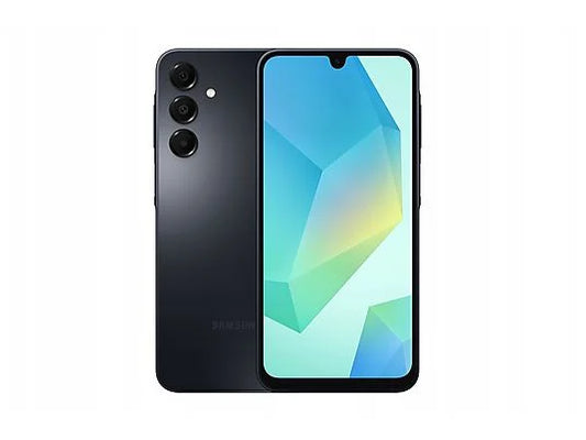 SAMSUNG Galaxy A16 (128 GB) en color Negro con 4 GB de RAM, pantalla Super AMOLED de 6.7", procesador Octa-Core y batería de 5000 mAh