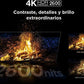 TCL 55C7K - TV QD-Mini LED 55" 4K UHD, AiPQ Pro, Google TV, 144 Hz, Negro