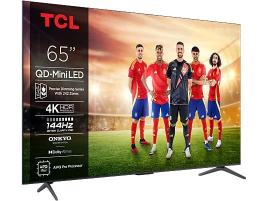 TCL 65C6K - Televisor Mini LED 65" UHD 4K, Google TV, AiPQ Pro, Negro