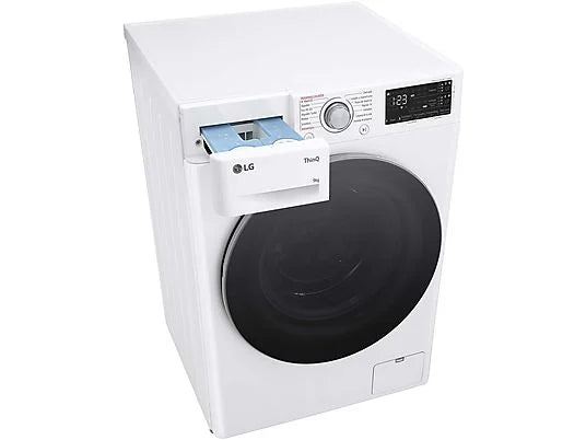 Lavadora LG F4WR5509A1W Serie 550 - 9 kg, 1400 rpm, AI Direct Drive™, Autodosificador, Blanco