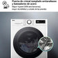 Lavadora LG F4WR6010A0W Serie 600 - 10 kg, 1400 rpm, Clase A, AI Direct Drive™, Blanco