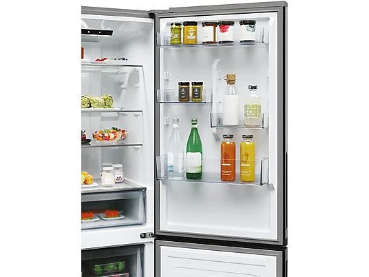 Frigorífico Combi Candy CNCQ2T618EX - 355L, 185 cm Alto, No Frost Total, App hOn, Inox