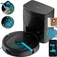 Robot Aspirador y Fregasuelos Cecotec Conga 9990 AI Spin Revolution - 4 en 1, 10000 Pa, Mopas Giratorias, Base de Autovaciado, Negro