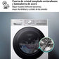 Lavadora LG F4WR9009A2W Serie 900 - 9 kg, 1400 rpm, AI Direct Drive™, TurboWash™360˚, Blanco