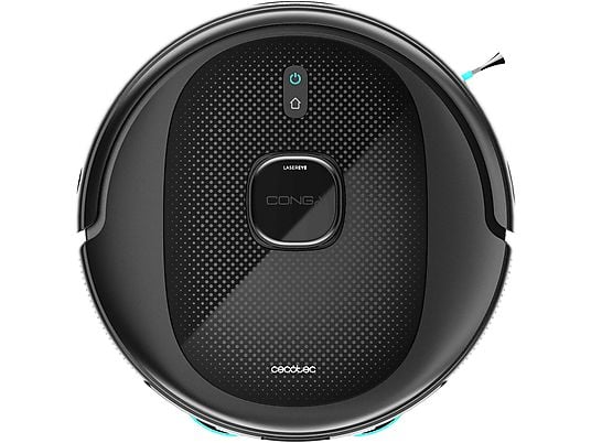 Robot Aspirador y Fregasuelos Cecotec Conga 9990 AI Spin Revolution - 4 en 1, 10000 Pa, Mopas Giratorias, Base de Autovaciado, Negro