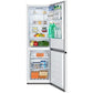 Frigorífico Combi Hisense RB390N4AWE - 304L, 186 cm, No Frost Total, Clase E, Blanco